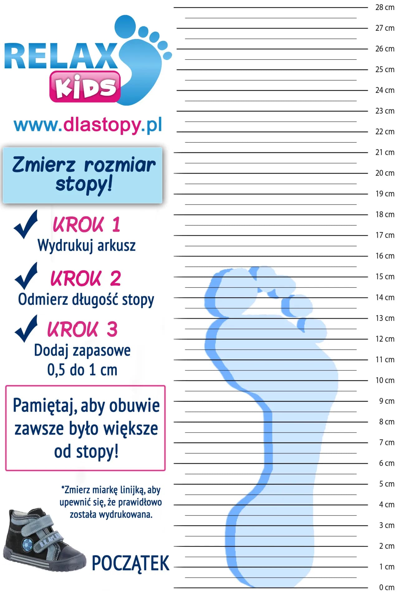 Jak dobrać rozmiar buta dziecka, aby uniknąć błędów i zapewnić zdrowy rozwój stóp Jak dobrać rozmiar buta dziecka, aby uniknąć błędów i zapewnić zdrowy rozwój stóp